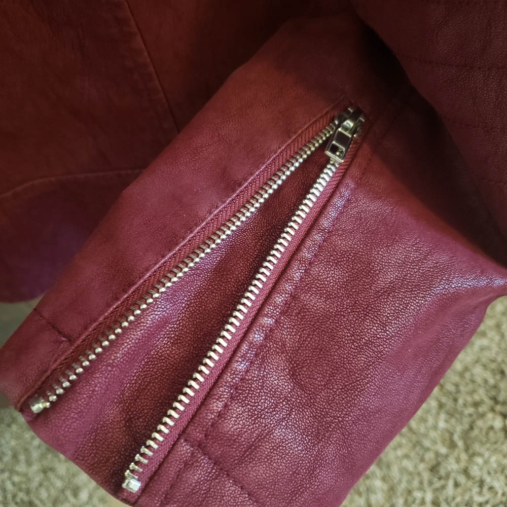 NWOT Maroon Jacket size M - Picture 5 of 14